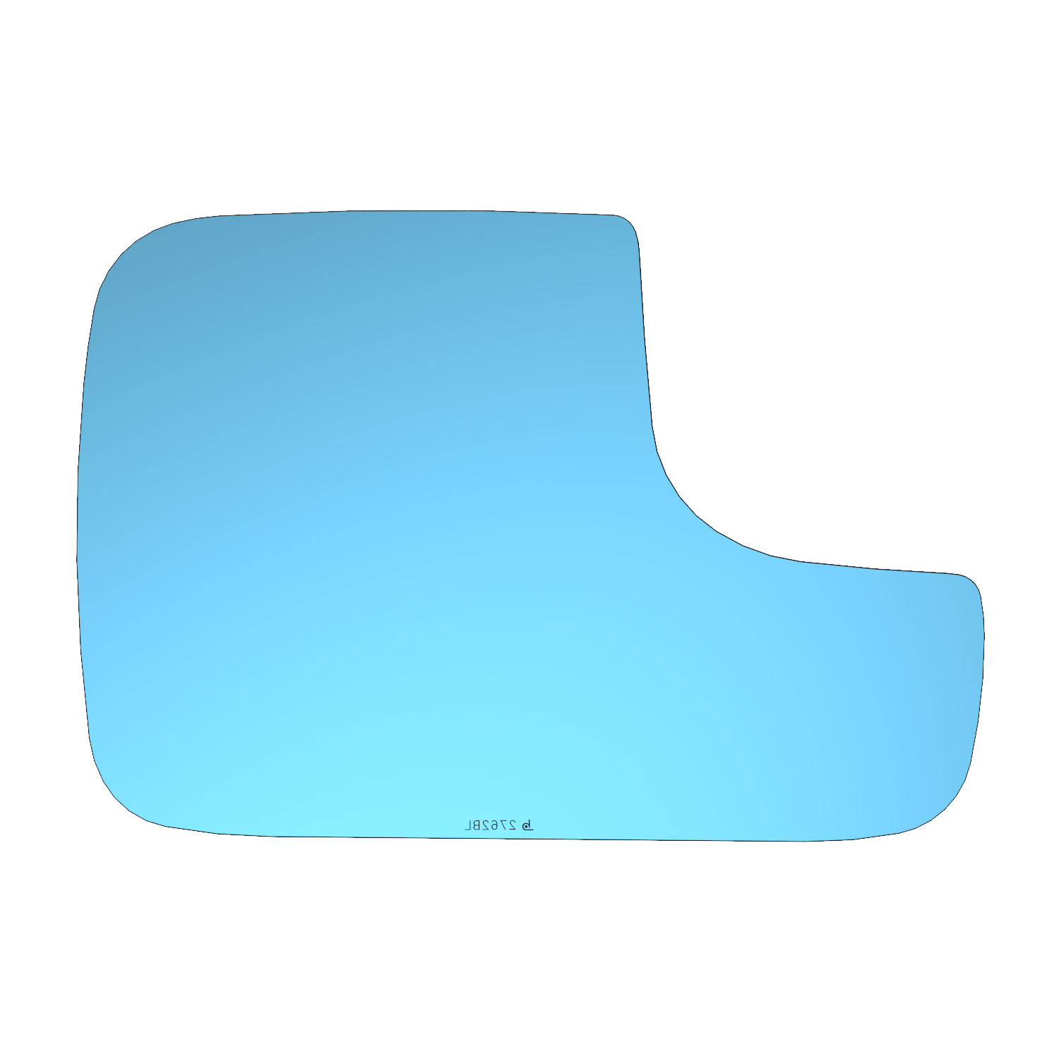 CLARI-BLU SIDE VIEW MIRROR